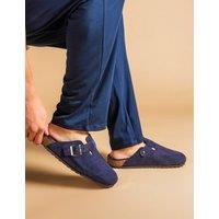 Suede Mule Slippers