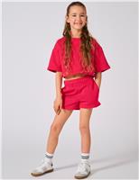 Kids Only Cotton Rich Cropped Sweatshirt (7-14 Yrs) Pink