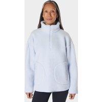 Plush Funnel Neck Half Zip Fleece Jacket