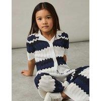 Knitted Striped Shirt (4-14 Yrs)
