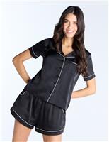 Satin Shortie Set