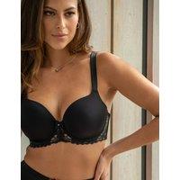 Pour Moi Sofia Wired T-Shirt Bra (B-G) Black
