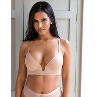 Pour Moi U Wire Push Up Plunge Multiway Bra (B-F) Sand