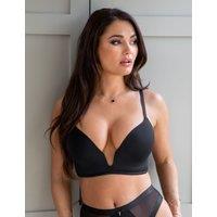 Pour Moi U Wire Push Up Plunge Multiway Bra (B-F) Black