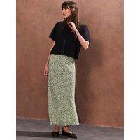 Floral Midaxi Slip Skirt