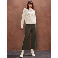 Twill Straight Leg Culottes