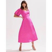Puff Sleeve Midaxi Tea Dress