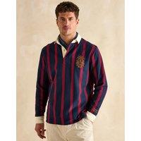 Pure Cotton Striped Long Sleeve Rugby Shirt