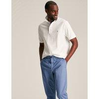 Joules Pure Cotton Piqu Tipped Collar Polo Shirt White