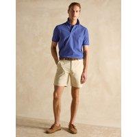 Joules Pure Cotton Piqu Tipped Collar Polo Shirt Blue