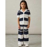 Striped Knitted Trousers (4-14 Yrs)