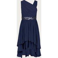 Asymmetric Sequin Detail Dress (8-15 Yrs)