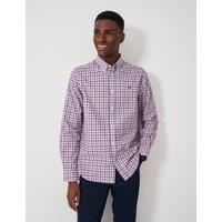 Pure Cotton Twill Check Oxford Shirt