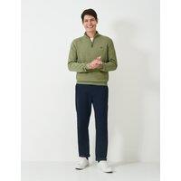 Pure Cotton Half Zip Jumper