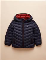 Joules Showerproof Hooded Padded Puffer Jacket (3-11 Yrs) Navy