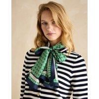 Pure Silk Geometric Scarf