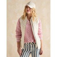 Joules Quilted Gilet Cream