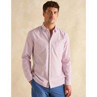Lightweight Pure Cotton Striped Oxford Shirt