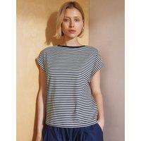 Pure Cotton Striped T-Shirt