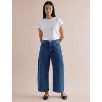 Albaray Mid Rise Barrel jeans Indigo