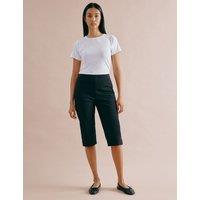 Cotton Rich Skinny Cropped Trousers