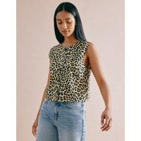 Pure Cotton Animal Print Vest