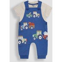 2pc Pure Cotton Dungaree Outfit (0-24 Mths)