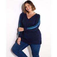 Cotton Rich V-Neck Jumper