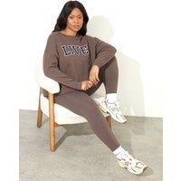 Pure Cotton Embroidered Relaxed Sweatshirt
