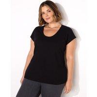 Pure Cotton Scoop Neck T-Shirt