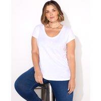 Pure Cotton Scoop Neck T-Shirt