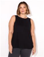 Pure Cotton Round Neck Vest Top