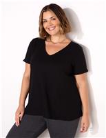 Pure Cotton V-Neck T-Shirt