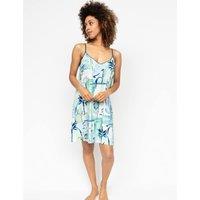 Cotton Blend Watercolour Print Chemise