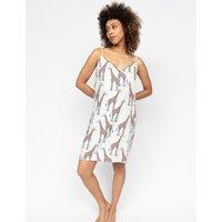 Cotton Modal Giraffe Print Chemise