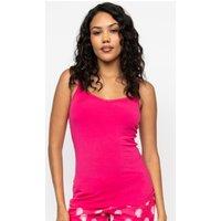 Jersey Lace Trim Hidden Support Vest