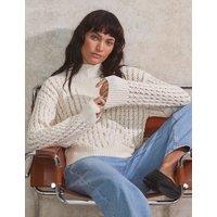 Cotton Rich Pointelle Relaxed Jumper