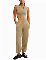 2pc Hot Shot Crossover Top & Joggers Set