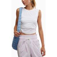 FP Movement Tempo Sport Mode Tie Side Relaxed Vest Top White