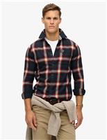 Pure Cotton Check Flannel Shirt