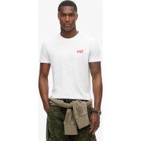Slim Fit Pure Cotton Crew Neck Logo T-Shirt