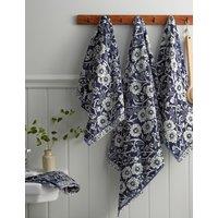 Pure Cotton Calico Floral Towel