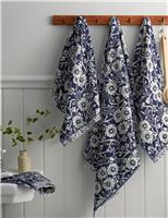 Pure Cotton Calico Floral Towel