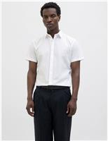 JACK & JONES Cotton Blend Oxford Shirt White