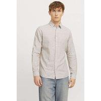 Slim Fit Cotton Rich Oxford Shirt with Linen