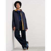 Seasalt Cornwall Reversible Hooded Raincoat Yellow