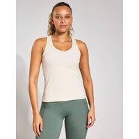 Leera Cotton Rich Rib Scoop Neck Vest Top