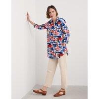 Cotton Rich Printed Notch Neck Relaxed Tunic