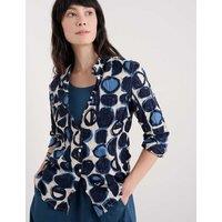 Pure Cotton Geometric Textured Shirt