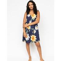 Cotton Modal Floral Sleeveless Nightdress